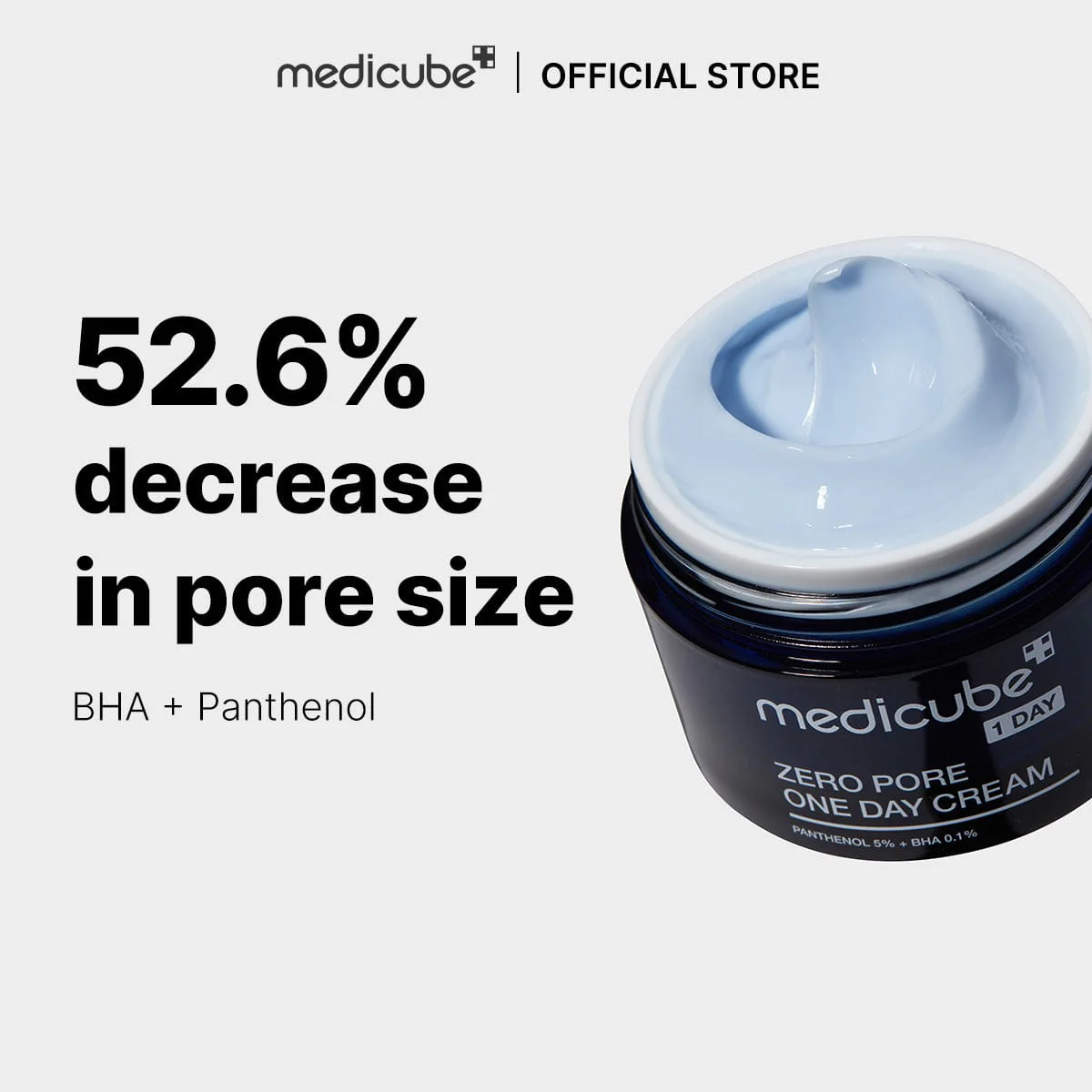 Medicube - Zero Pore One-day Cream - Cream for Dilated Pores with BHA Acids - 50ml - Image 3