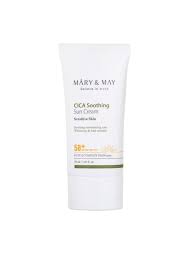 Mary&May Cica Soothing Sun Cream SPF50+/PA++++ - Soothing and Moisturizing Sunscreen - 50ml