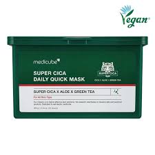 Medicube - Super Cica Daily Quick Mask - Set of Soothing Face Masks in a Sheet - 30pcs/300g