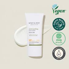Mary&May Cica Soothing Sun Cream SPF50+/PA++++ - Soothing and Moisturizing Sunscreen - 50ml - Image 2