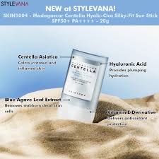 Skin1004 Madagascar Centella Hyalu-Cica Silky-fit Sun Stick 20g - Image 3