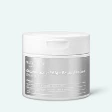 Mary&May Gluconolactone (PHA)+Betula Alba Juice Cleansing Pad - Purifying and Peeling Pads - 70pcs