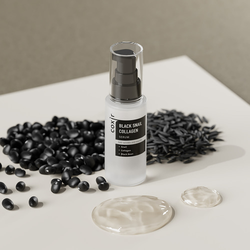 Coxir Black Snail Collagen Serum Ορός Αντιγήρανσης 50 ml - Image 2