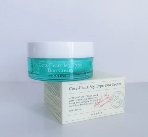 Axis-Y Cera-Heart My Type Duo Cream Διφασική ενυδατική κρέμαγια καταλληλότερη για το μεικτό δέρμα 60ml