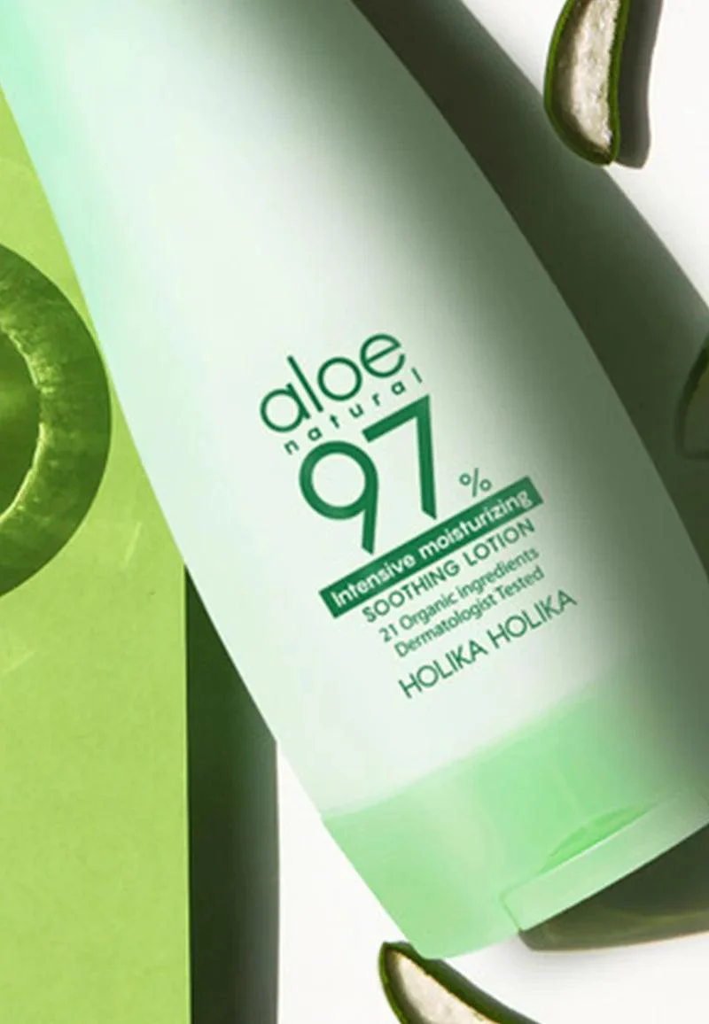 HOLIKA HOLIKA Aloe Natural Formula 97% Soothing Lotion 240ml - Image 2