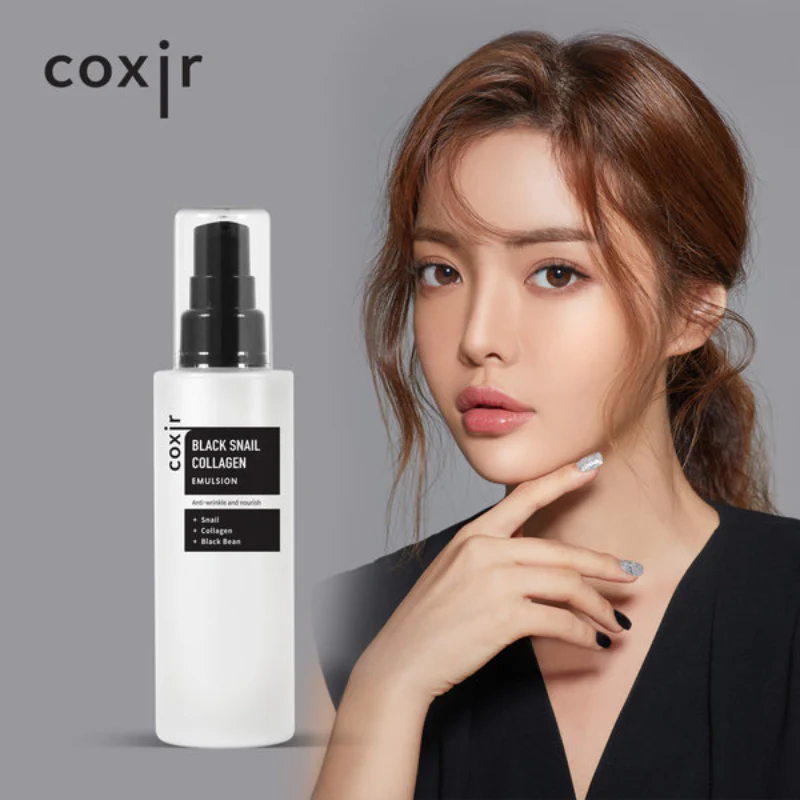Coxir Black Snail Collagen Emulsion Γαλάκτωμα Προσώπου για Ενυδάτωση & Αντιγήρανση 100ml - Image 2