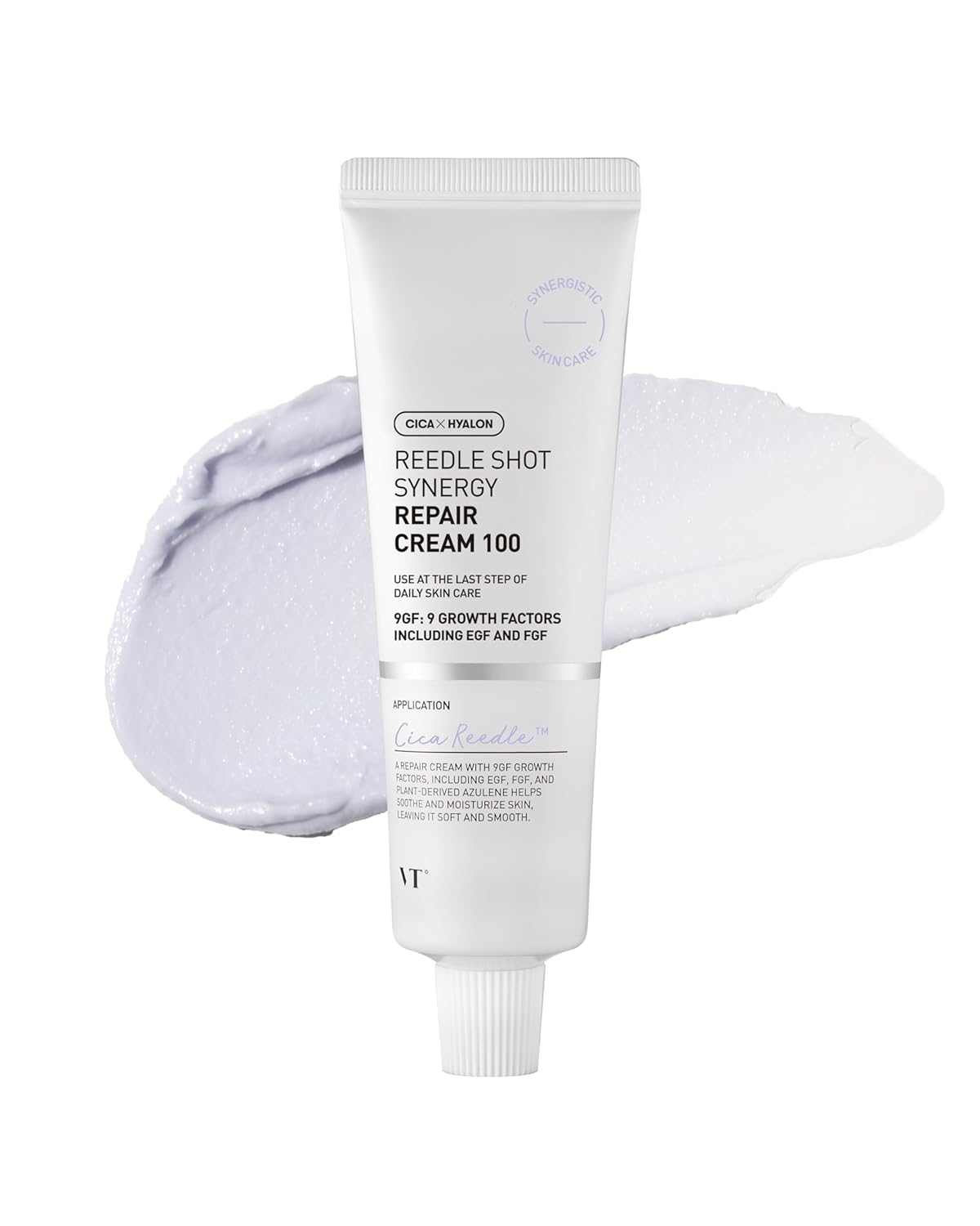 VT Cosmetics - Reedle Shot Synergy Repair Cream 100 - Regenerating Face Cream with Azulene - 50ml