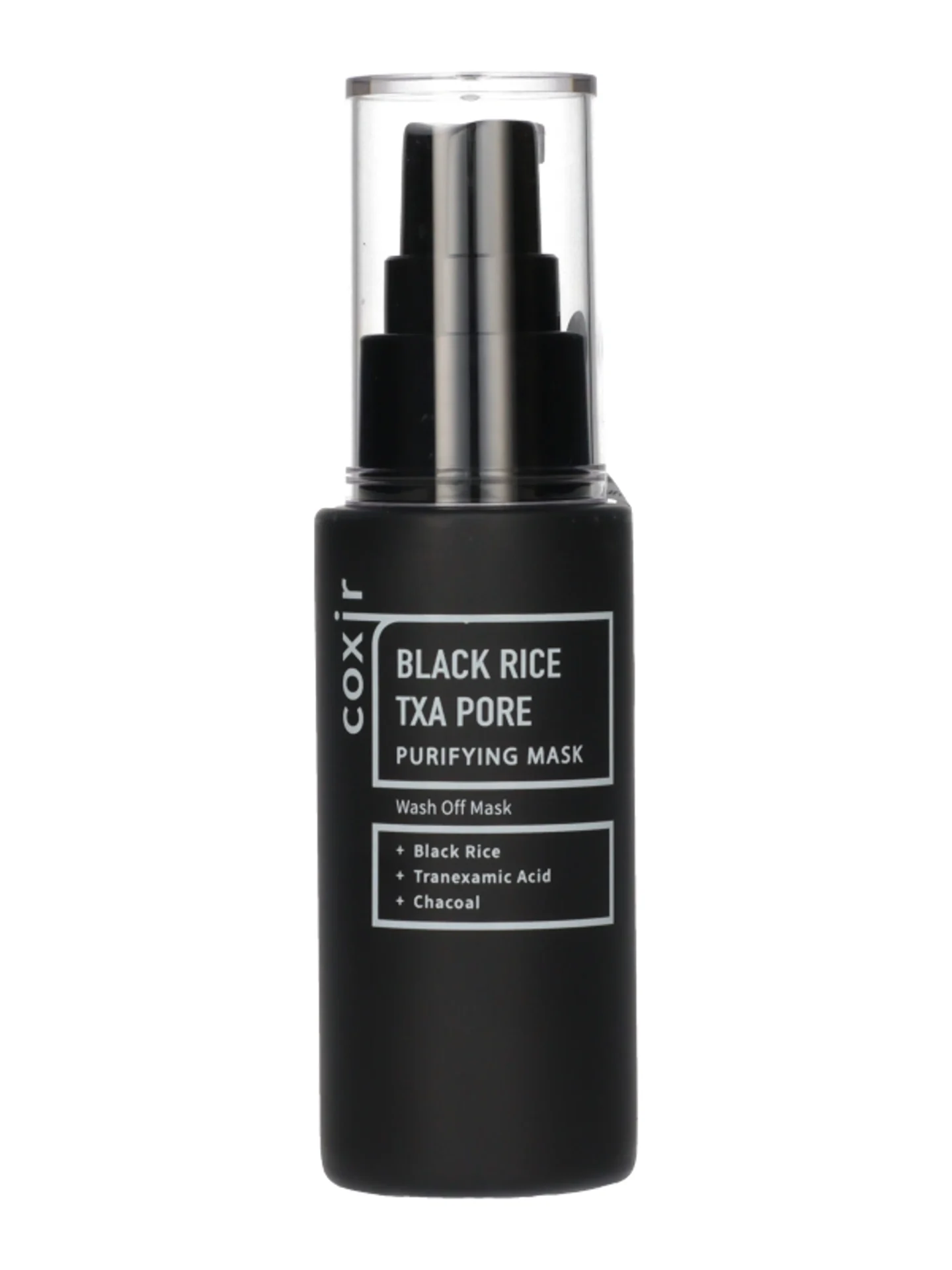Coxir Black Rice TXA Pore Mask Μάσκα καθαρισμού πόρων με Ενεργό άνθρακα 50ml
