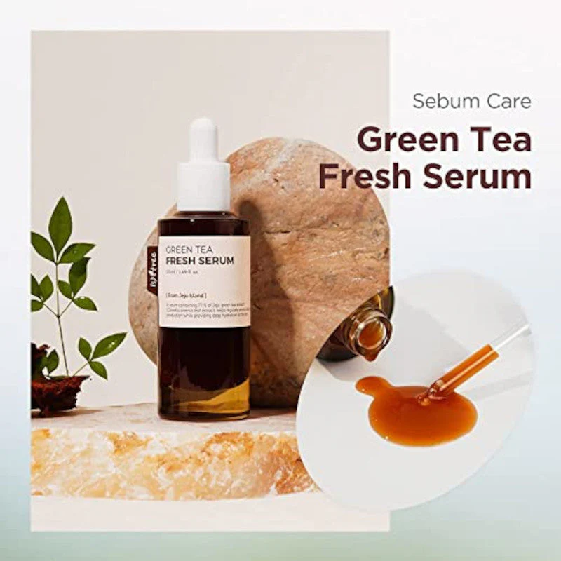 Isntree - Green Tea Fresh Serum - Facial Serum with Green Tea Extract - 50ml - Image 2