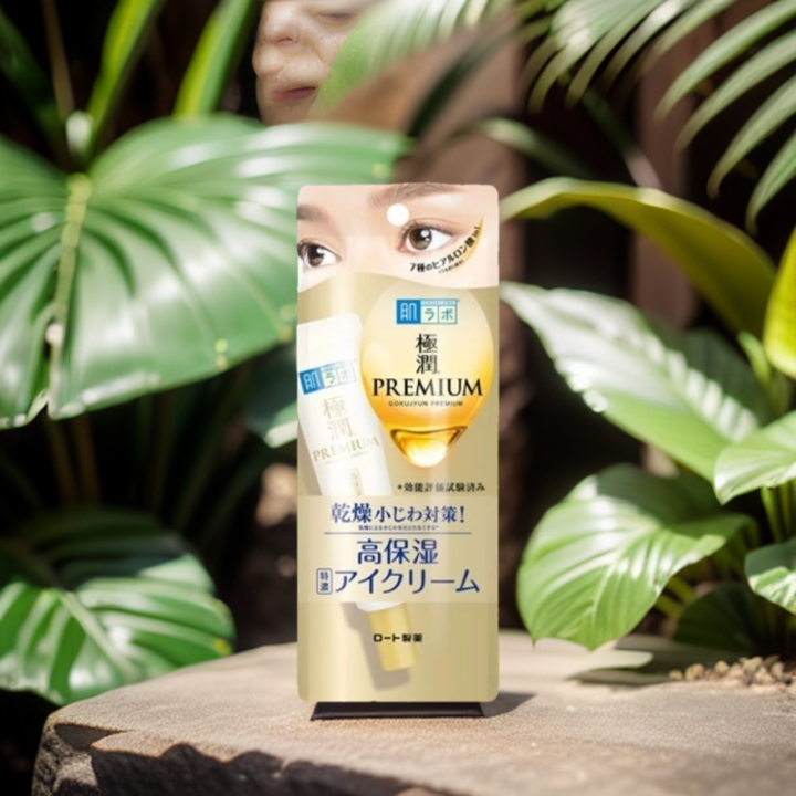 Hada Labo - Gokujyun Premium Hyaluronic Eye Cream- Για την αντιμετώπιση των πρησμένων ματιών και των λεπτών γραμμών. - Image 2