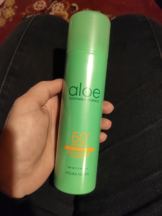 HOLIKA HOLIKA Aloe Cooling Sunscreen Spray 50SPF PA++++ 100ml - Image 3