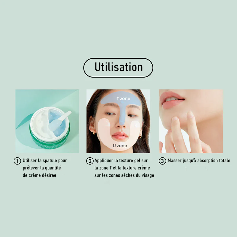 Axis-Y Cera-Heart My Type Duo Cream Διφασική ενυδατική κρέμαγια καταλληλότερη για το μεικτό δέρμα 60ml - Image 3