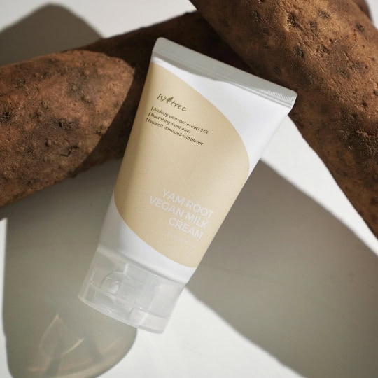 Isntree - Yam Root Vegan Milk Cream - Deep Moisturizing Face Cream - 80ml - Image 2