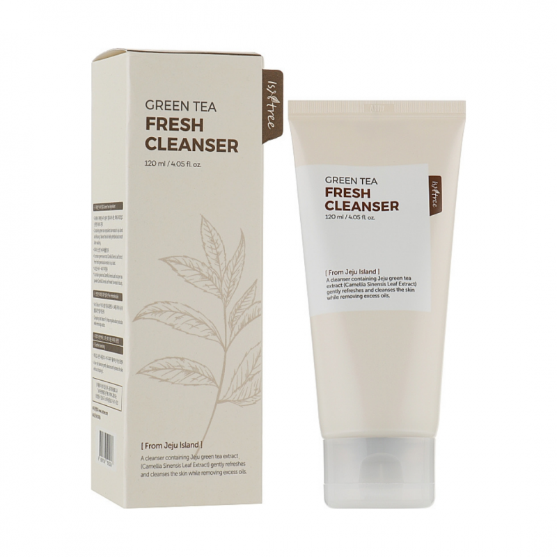 Isntree - Green Tea Fresh Cleanser - Green Tea Refreshing Face Wash Gel - 120ml