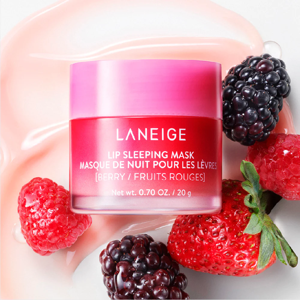 Laneige - Lip Sleeping Mask EX - Berry - Intensive Regenerating Lip Mask EX - 20g - Image 4
