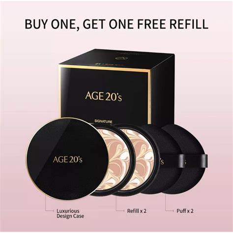AGE20s Signature Essence Cover Pact Intense Cover plus Refill SPF 50+ PA++++