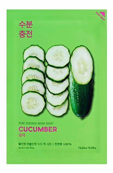 Holika Holika Pure Essence Mask Sheet – Cucumber 23ml