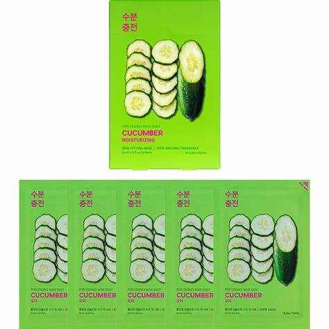Holika Holika Pure Essence Mask Sheet – Cucumber 23ml - Image 2