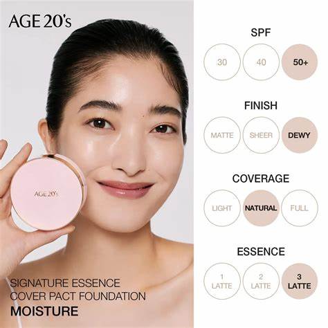 AGE20’s Signature Essence Cover Pact Moisture Plus Refill SPF 50+ PA++++ - Image 4