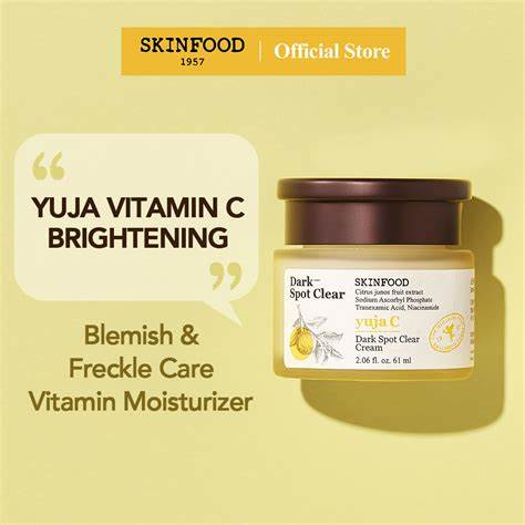 Skinfood Yuja C Dark Spot Clear Cream – Ενυδατική κρέμα με βιταμινή C για τις σκούρες κηλίδες 61ml - Image 3