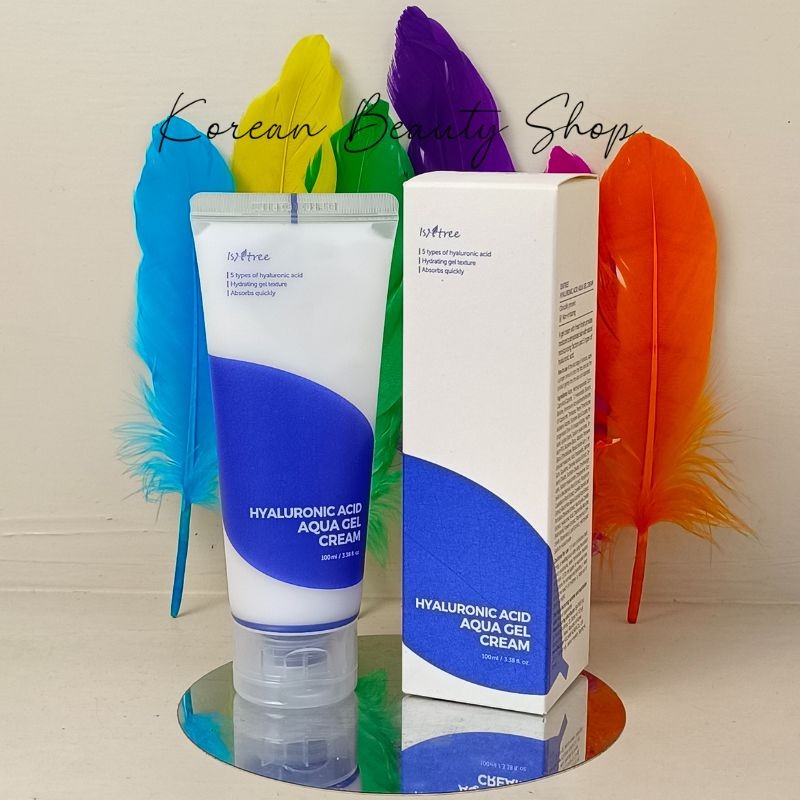 Isntree - Hyaluronic Acid Aqua Gel Cream - Moisturizing Hyaluronic Acid Cream - 100ml - Image 3
