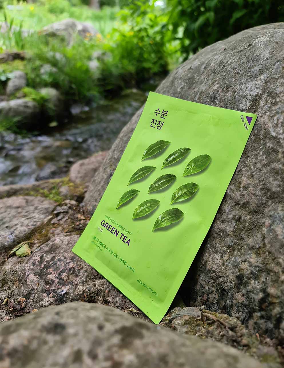 Holika Holika Pure Essence Mask Sheet – Green Tea 23ml - Image 3