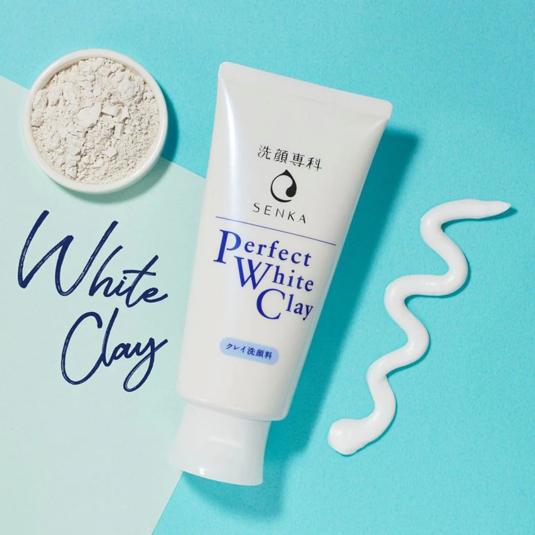 Shiseido Senka Perfect White Clay Foam – Αφρός καθαρισμού με λευκό άργιλο - Image 2