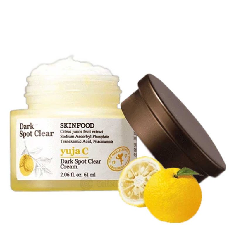 Skinfood Yuja C Dark Spot Clear Cream – Ενυδατική κρέμα με βιταμινή C για τις σκούρες κηλίδες 61ml