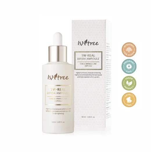 Isntree - TW-Real Bifida Ampule - Regenerating Facial Serum with Probiotics - 50ml