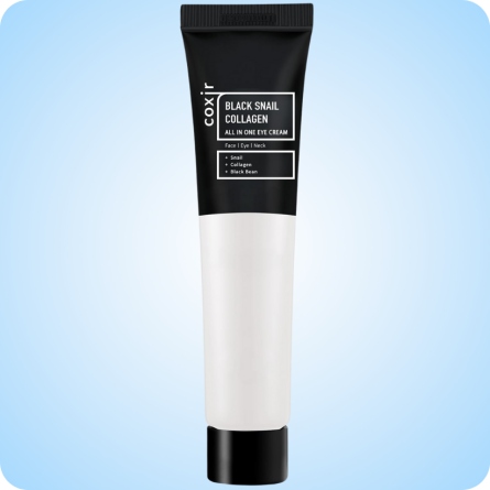 Coxir Black Snail Collagen All in One Eye Cream Κρέμα Ματιών 30ml