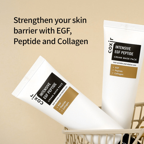 Coxir – Μάσκα Νυκτός με Πεπτίδια Intensive EGF Peptide Cream Maskpack 80ml - Image 3