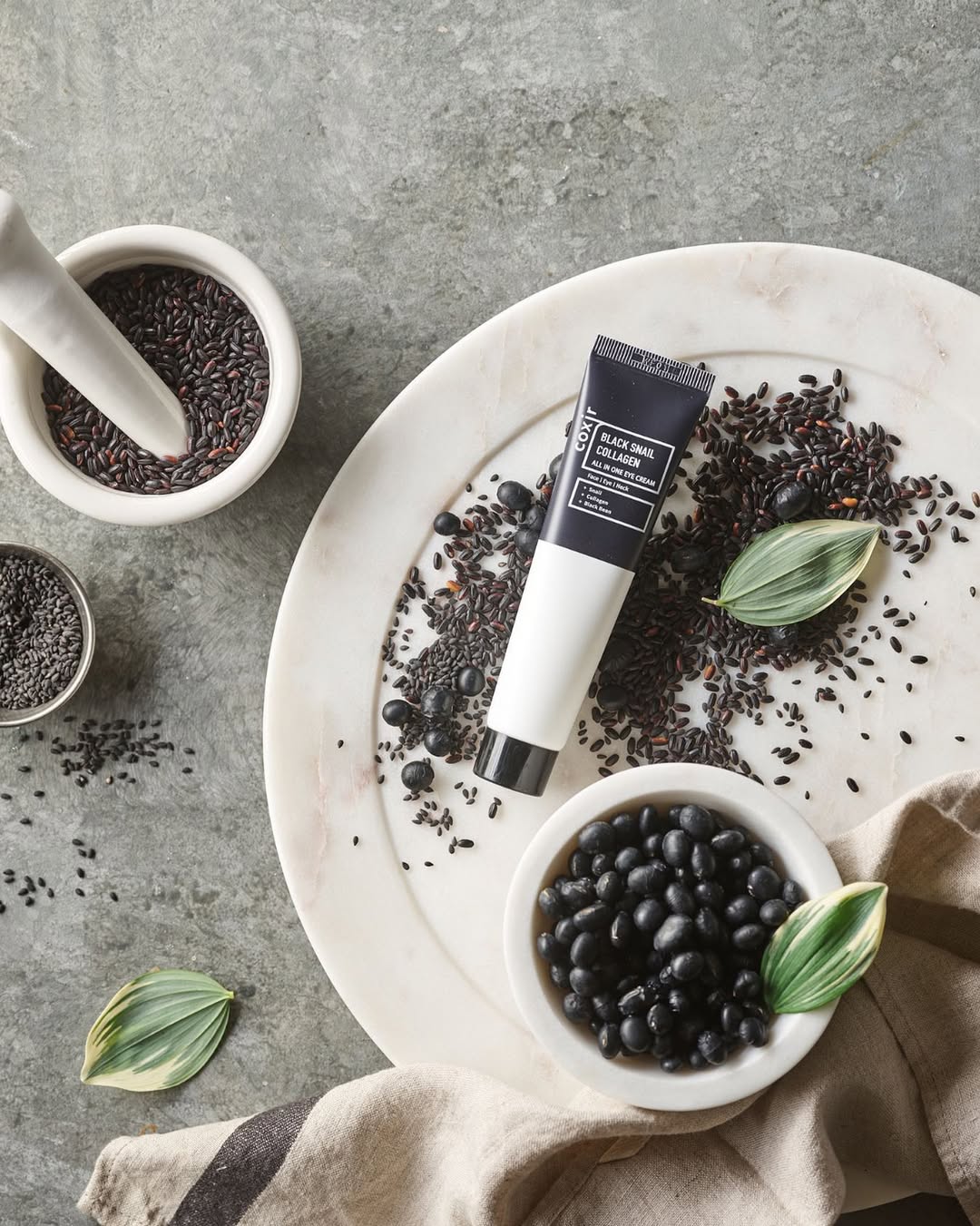 Coxir Black Snail Collagen All in One Eye Cream Κρέμα Ματιών 30ml - Image 3