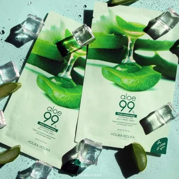 HOLIKA HOLIKA Aloe Soothing Jelly Mask AD Fresh 23ml - Image 3