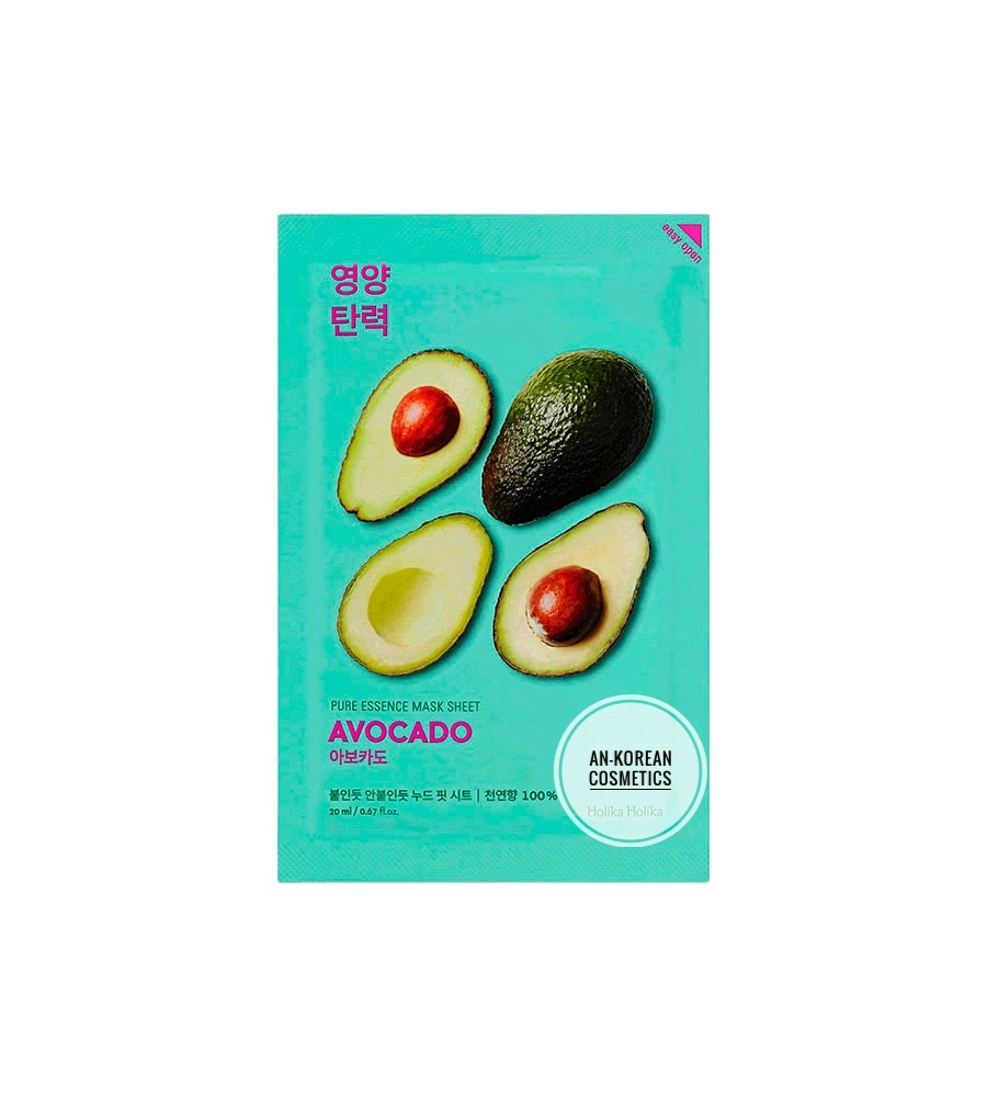 Holika Holika Pure Essence Mask Sheet – Avocado 20ml