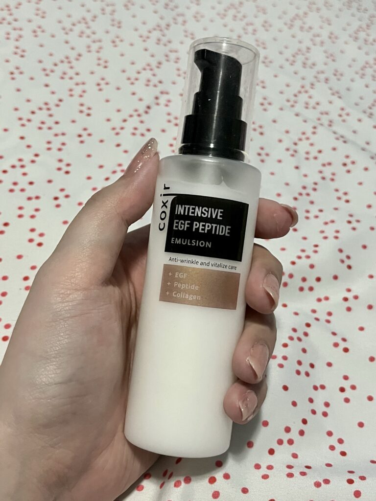 Coxir Intensive EGF Peptide Emulsion Γαλάκτωμα Προσώπου με Πεπτίδια 100ml - Image 3