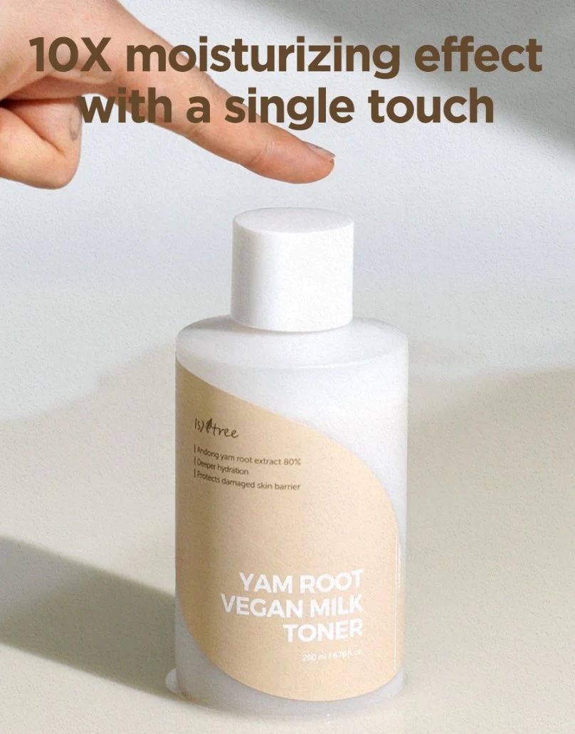 Isntree - Yam Root Vegan Milk Toner - Moisturizing Facial Toner - 200ml - Image 2