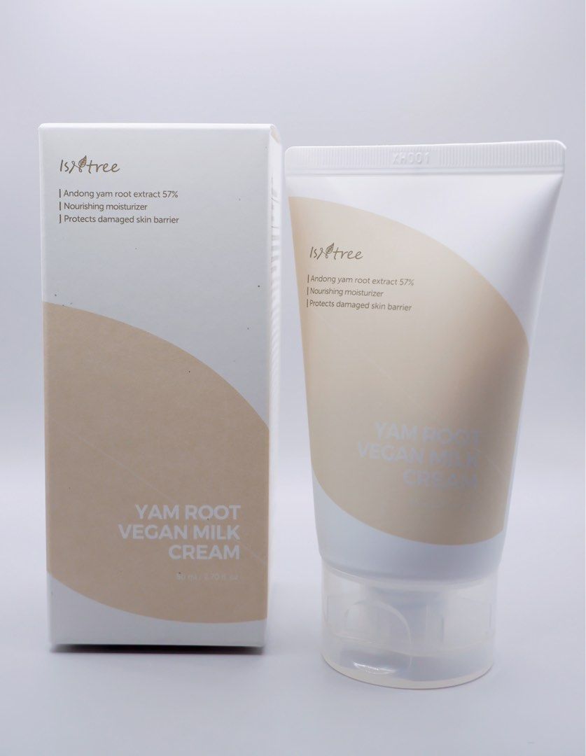 Isntree - Yam Root Vegan Milk Cream - Deep Moisturizing Face Cream - 80ml