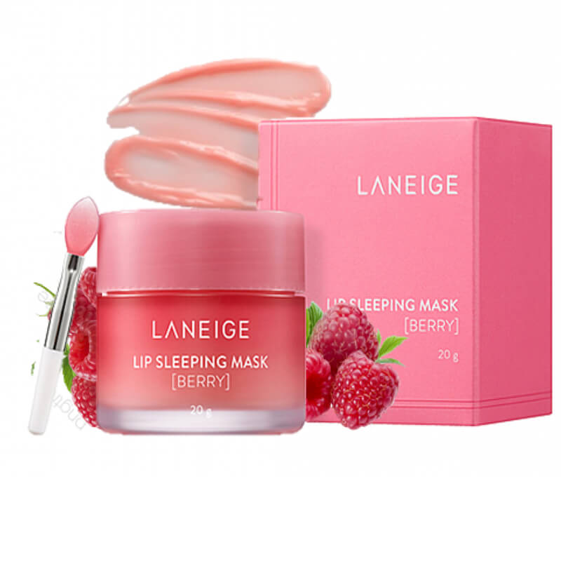Laneige - Lip Sleeping Mask EX - Berry - Intensive Regenerating Lip Mask EX - 20g - Image 3