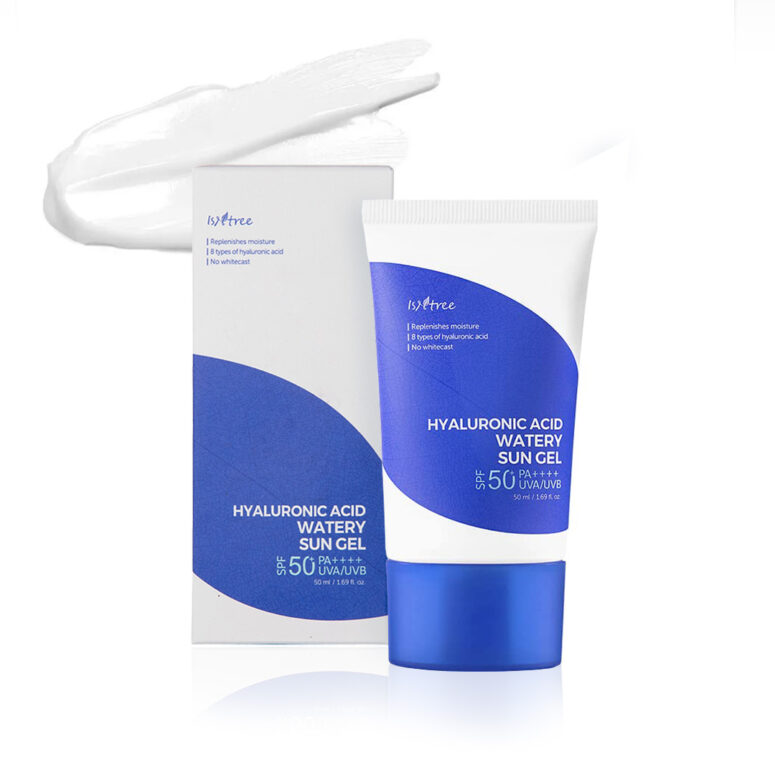 Isntree - Hyaluronic Acid - Watery Sun Gel SPF50+/PA++++ - Lightweight Face Protection Cream - 50ml