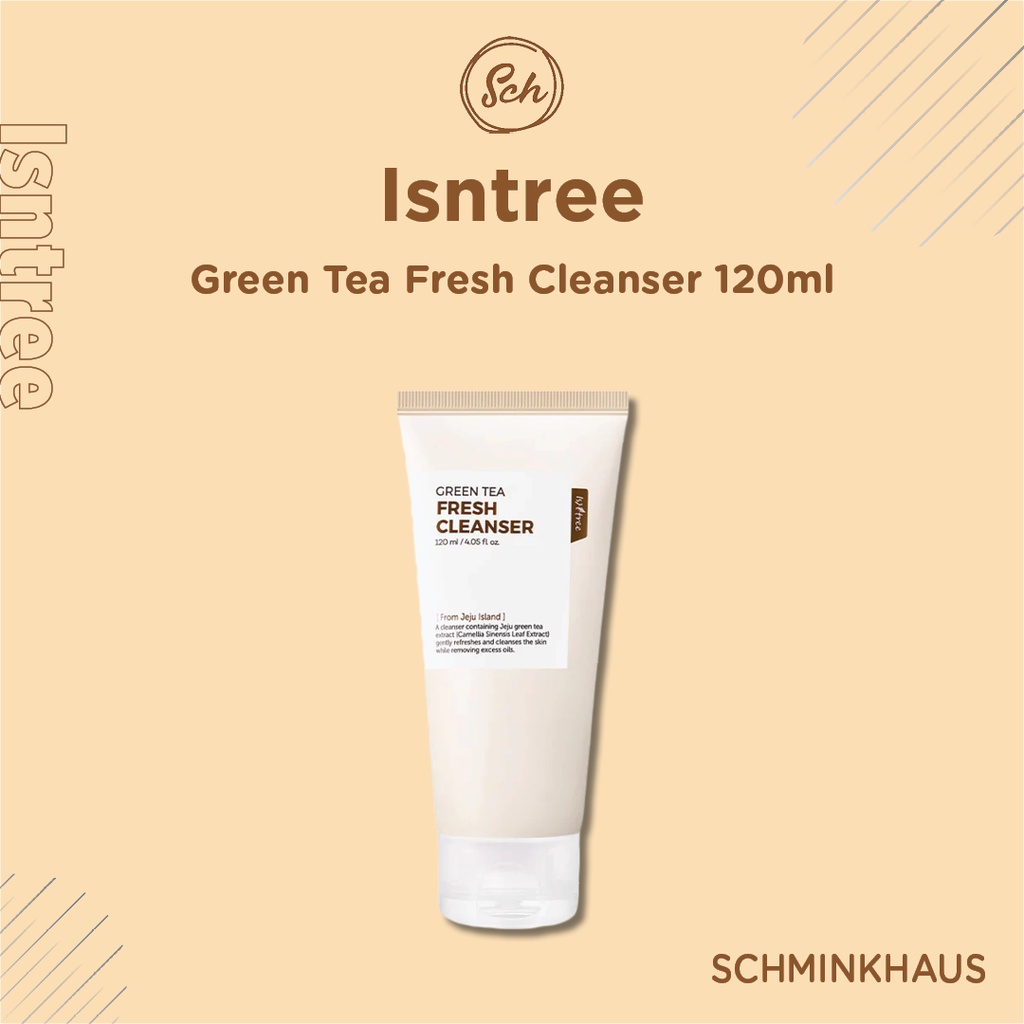 Isntree - Green Tea Fresh Cleanser - Green Tea Refreshing Face Wash Gel - 120ml - Image 3