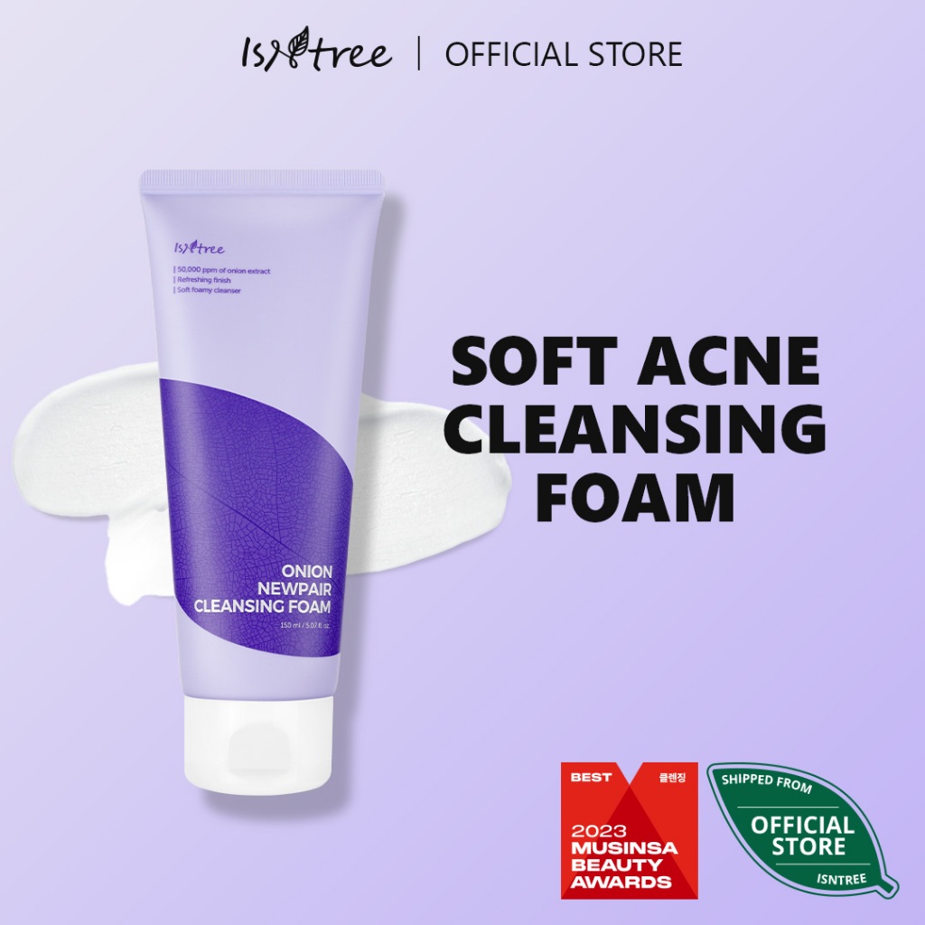 Isntree - Onion Newpair Cleansing Foam - Moisturizing and Soothing Cleansing Foam - 150ml - Image 3