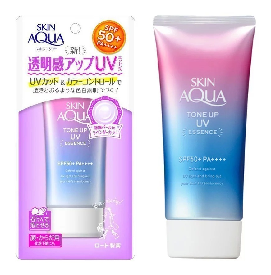 Hada Labo - Skin Aqua Tone Up UV Essence- Aδιάβροχο αντιηλιακό για φωτεινό και ομοιόμορφο δέρμα