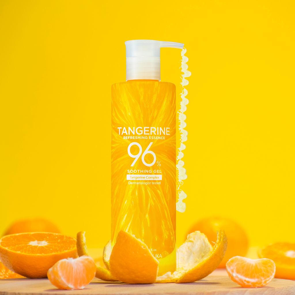 HOLIKA HOLIKA Tangerine Refreshing Essence 96% Soothing Gel 390ml