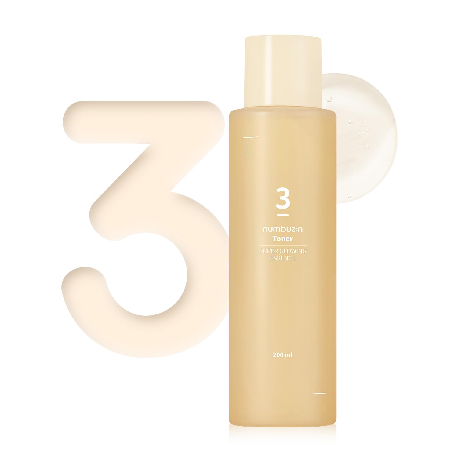 Numbuzin - No.3 - Super Glowing Essence Toner - Illuminating Face Toner - 200ml