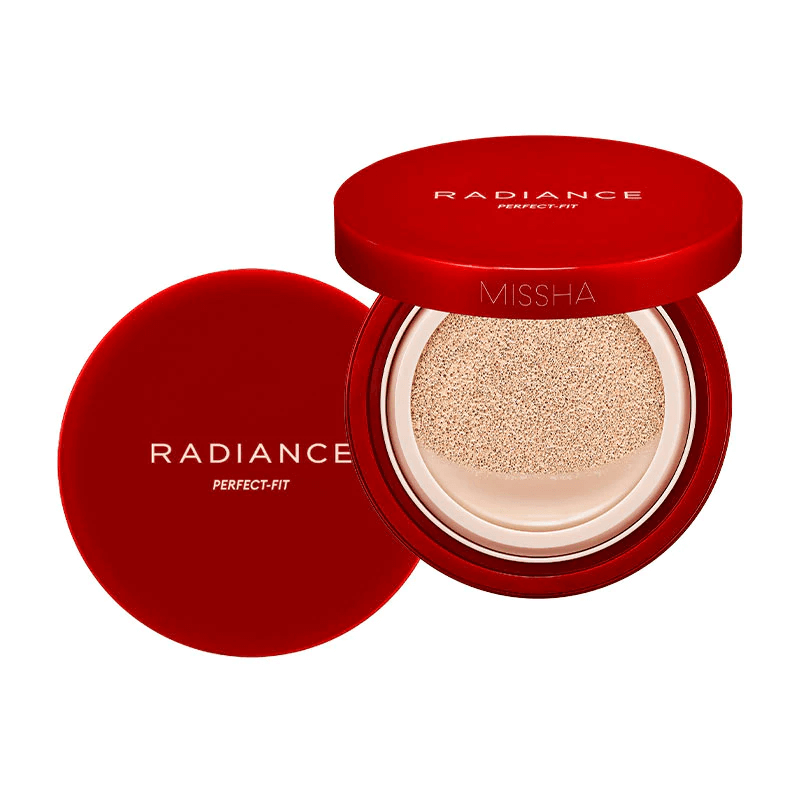 Missha - Radiance Perfect Fit Cushion Foundation SPF50+/PA+++ - Sunscreen Cushion Foundation - No. 21N Vanilla - 15g