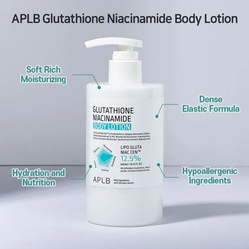 APLB - Glutathione Niacinamide Body Wash - Body Wash Gel - 300ml - Image 3