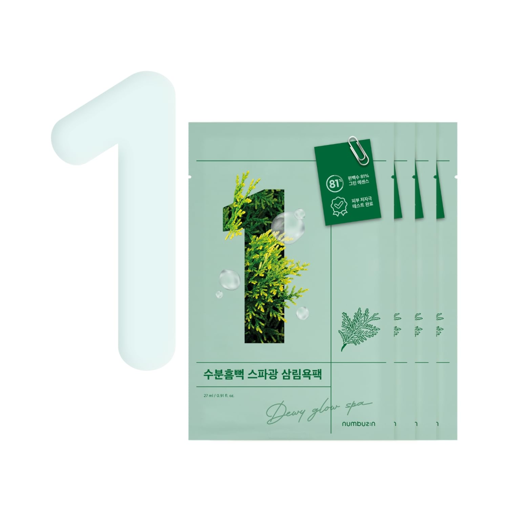 Numbuzin - No.1 - Dewy Glow Spa Sheet Mask - Sheet Mask - 27g