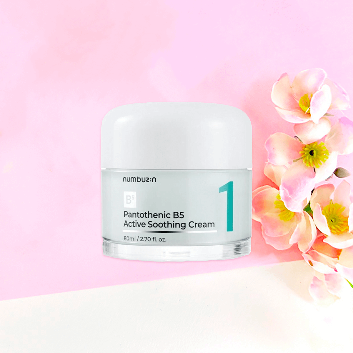 Numbuzin - No.1 Pantothenic B5 Active Soothing Cream - Soothing Face Cream 80ml - Image 2