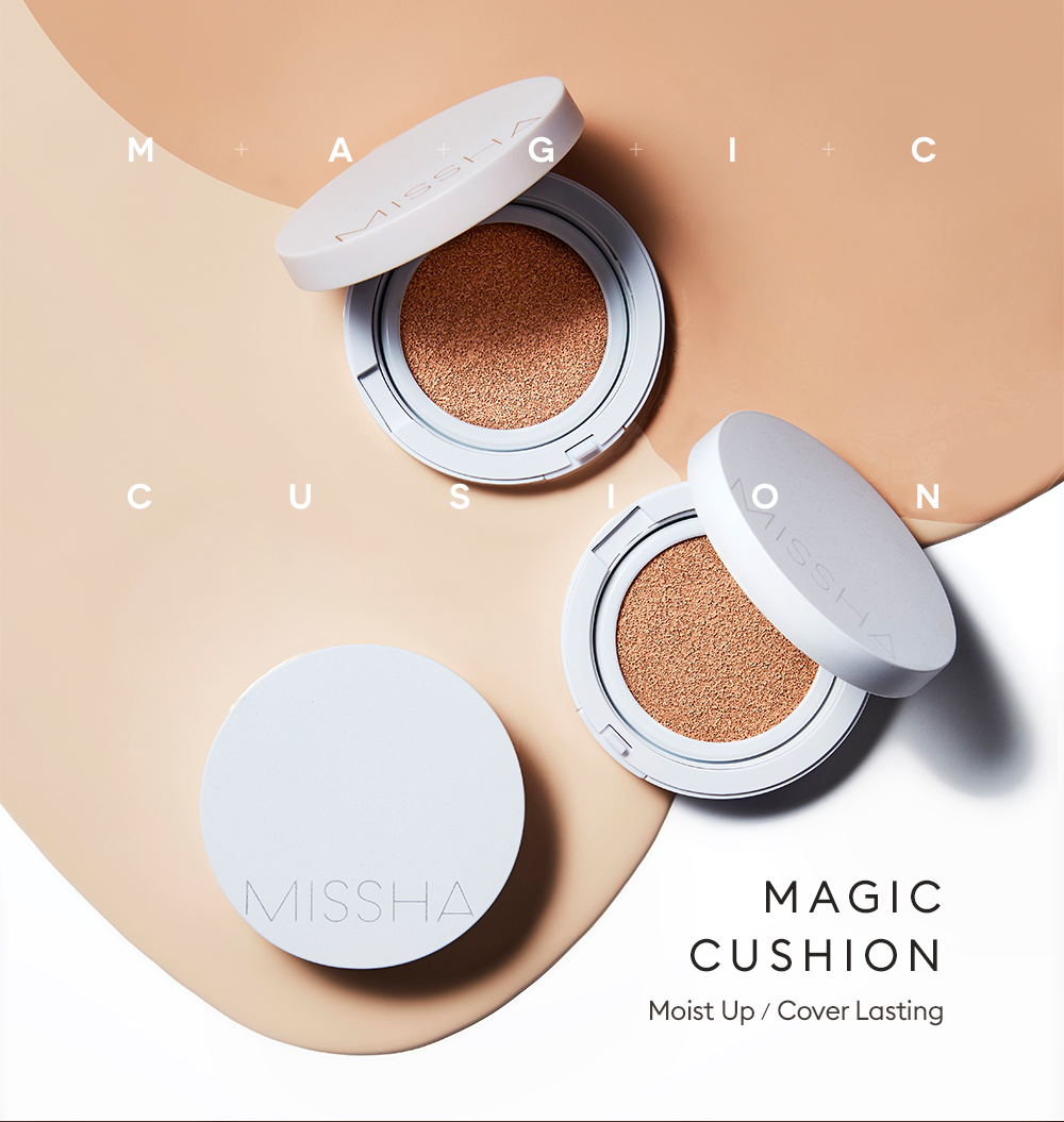 Missha - Magic Cushion Cover Lasting SPF50+/PA+++ - Cushion Primer with Filter - #21 Neutral Light Beige - 15g - Image 4