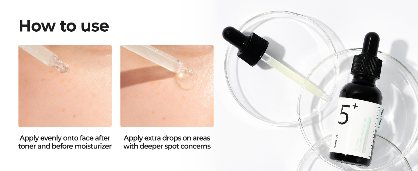 Numbuzin - No.5 Vitamin Concentrated Serum - Brightening Vitamin Serum - 30ml - Image 2